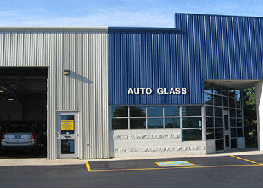 A photo of the glass work at Jackson Glass Works